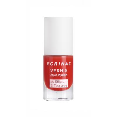 Esmalte uñas silicio árbol de té Rojo Coral - 5ml
